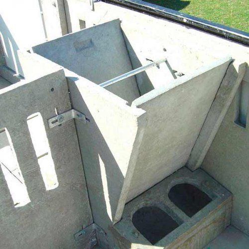 Tolvas de hormigón para naves ganaderas